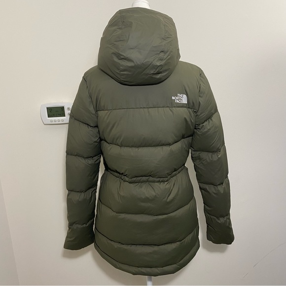 The North Face Women's Ux Down Parka Hooded Puffer New Taupe Green S M L XL XXL - Picture 6 of 14